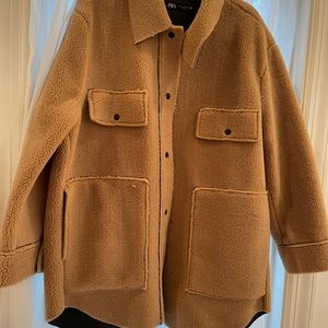 Zara Women’s Teddy Sherpa Jacket
